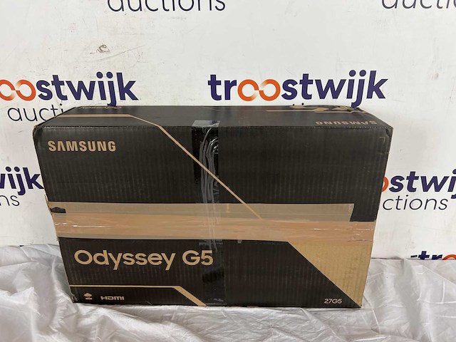 Samsung c27g54tqwr 68,6 cm (27") 2560 x 1440 pixels quad hd led zwart - afbeelding 2 van  2