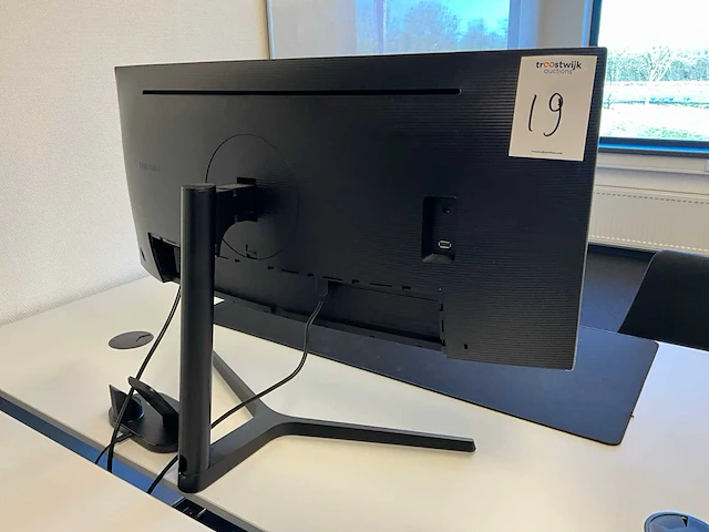 Samsung c34h890wgr curved monitor - afbeelding 2 van  3