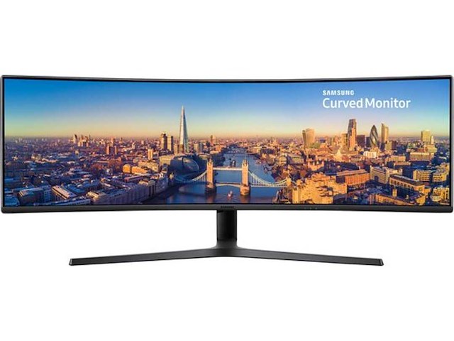 Samsung c49j890dku - ultrawide qhd curved usb-c va monitor - 48.9 inch - afbeelding 1 van  2
