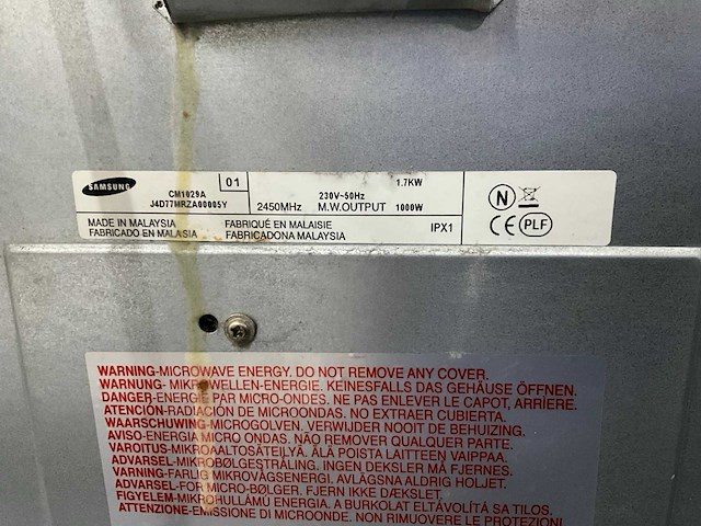 Samsung cm 1028 a magnetron - afbeelding 7 van  7