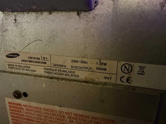 Samsung cm1019 magnetron - afbeelding 4 van  4