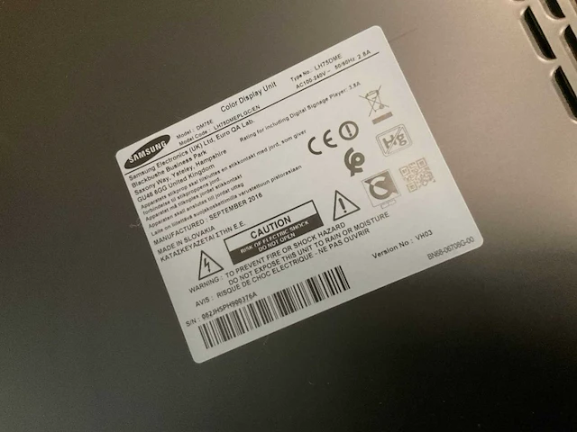 Samsung dm75e televisie - afbeelding 3 van  3