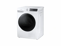 Samsung dv90t7240bt wasdroger vrijstaand voorbelading 9 kg wit - afbeelding 1 van  6
