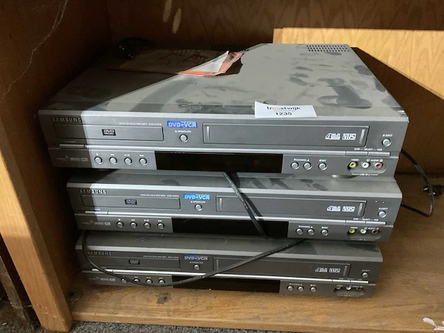 Samsung dvd-v7070 dvd speler (3x) - afbeelding 1 van  4
