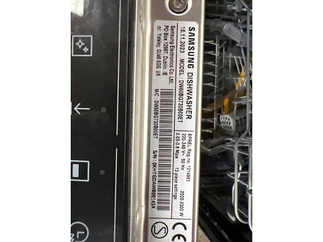 Samsung dw60bg730b00et vaatwasser - afbeelding 4 van  7