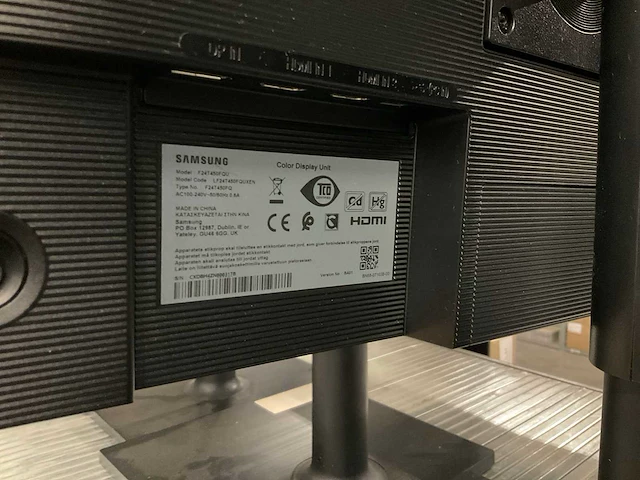 Samsung f24t450fqu monitoren (4x) - afbeelding 2 van  2
