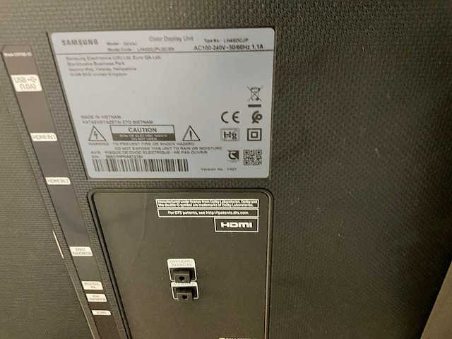 Samsung flatscreen dc49j televisie - afbeelding 3 van  4