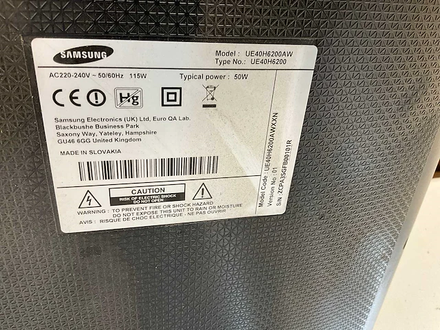 Samsung flatscreen ue40h6200aw televisie - afbeelding 4 van  5