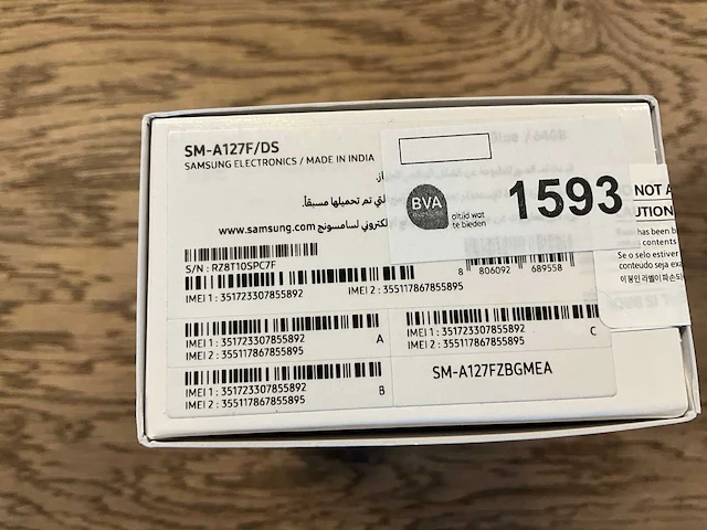 Samsung galaxy 12 64gb blauw - afbeelding 9 van  9