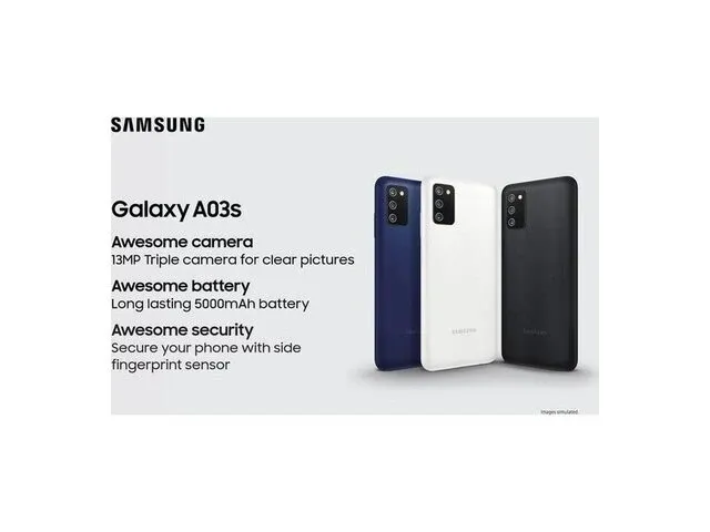 Samsung galaxy a03s - 32gb - zwart samsung - afbeelding 3 van  6