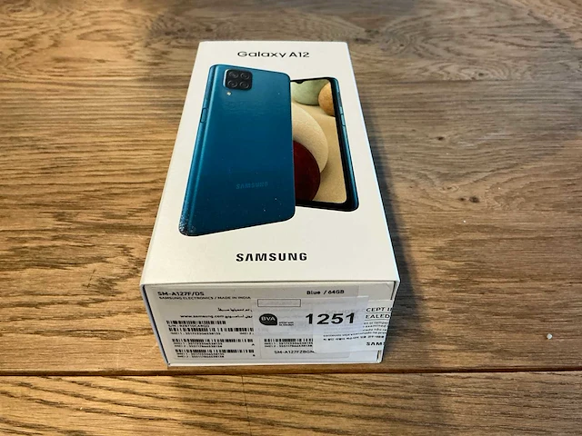 Samsung galaxy a12 64gb blauw - afbeelding 8 van  9