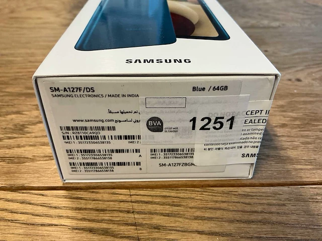Samsung galaxy a12 64gb blauw - afbeelding 9 van  9