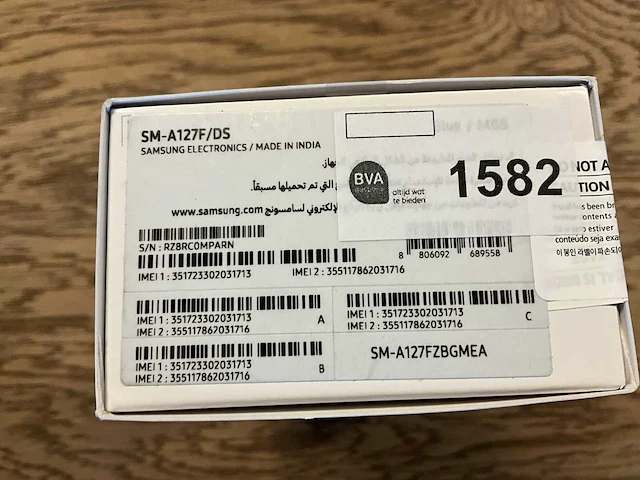 Samsung galaxy a12 64gb blauw - afbeelding 9 van  9