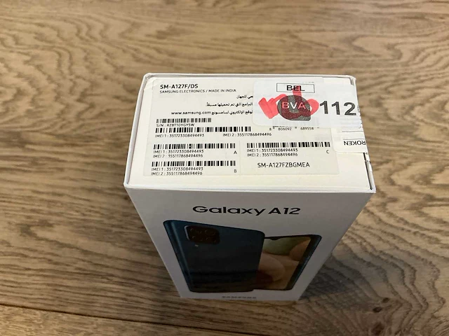 Samsung galaxy a12 64gb blauw - afbeelding 8 van  9