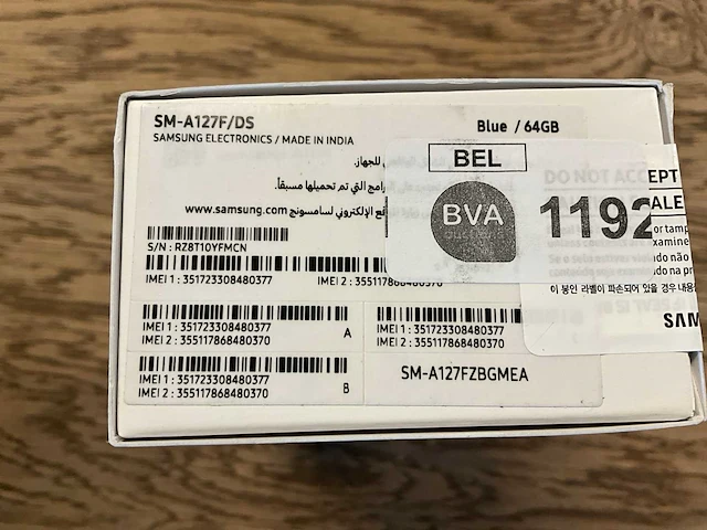 Samsung galaxy a12 64gb blauw - afbeelding 9 van  9
