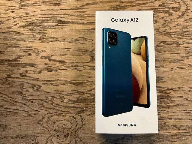 Samsung galaxy a12 64gb blauw - afbeelding 8 van  9