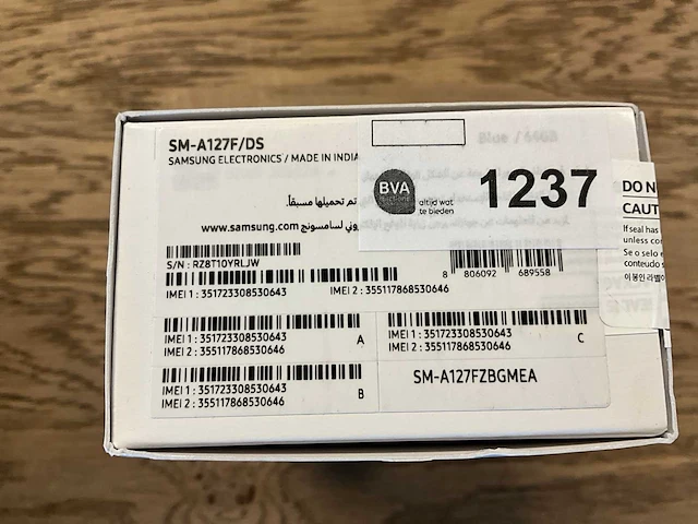 Samsung galaxy a12 64gb blauw - afbeelding 9 van  9