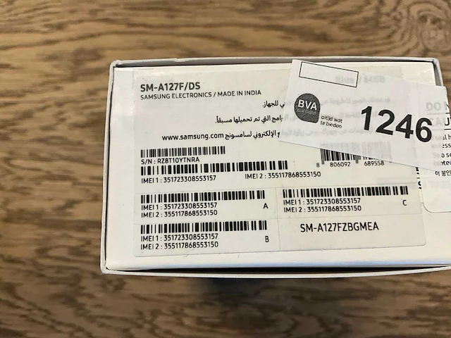 Samsung galaxy a12 64gb blauw - afbeelding 9 van  9