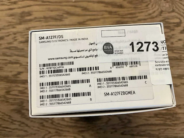 Samsung galaxy a12 64gb blauw - afbeelding 9 van  9