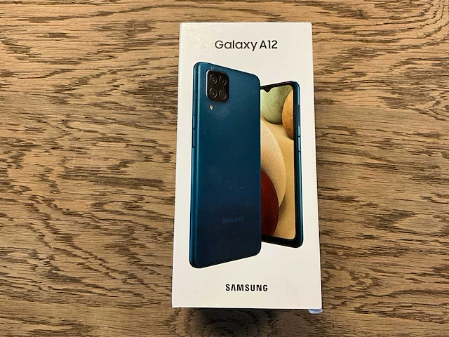 Samsung galaxy a12 64gb blauw - afbeelding 8 van  9