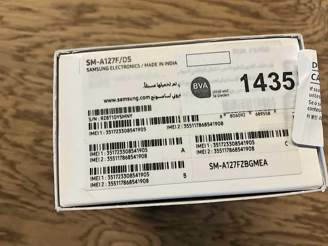 Samsung galaxy a12 64gb blauw - afbeelding 9 van  9