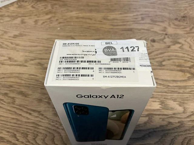Samsung galaxy a12 64gb blauw - afbeelding 8 van  9