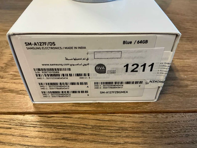 Samsung galaxy a12 64gb blauw - afbeelding 9 van  9