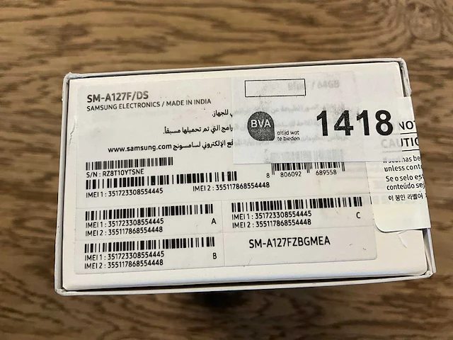 Samsung galaxy a12 64gb blauw - afbeelding 9 van  9