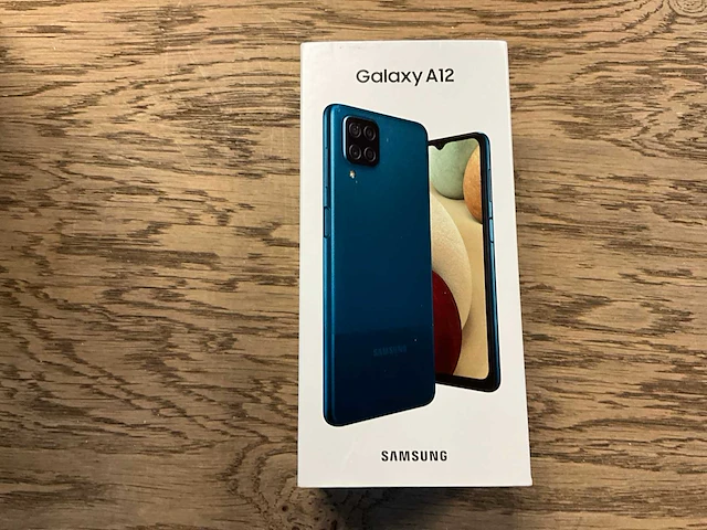 Samsung galaxy a12 64gb blauw - afbeelding 2 van  3