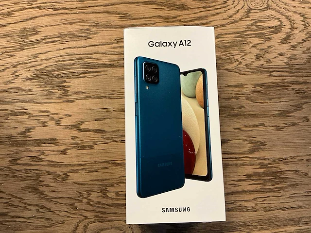Samsung galaxy a12 64gb blauw - afbeelding 2 van  3