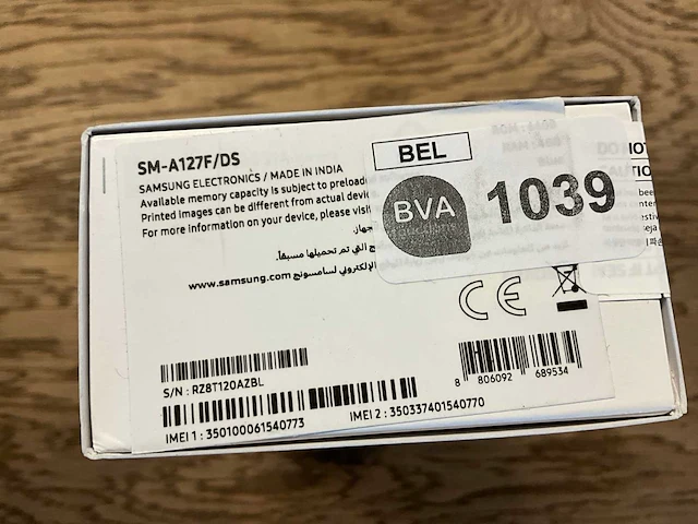 Samsung galaxy a12 64gb blauw - afbeelding 3 van  3