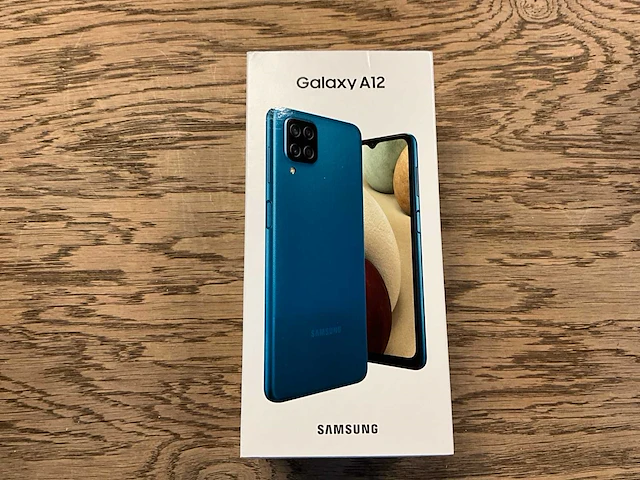 Samsung galaxy a12 64gb blauw - afbeelding 2 van  3