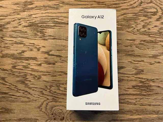 Samsung galaxy a12 64gb blauw - afbeelding 2 van  3
