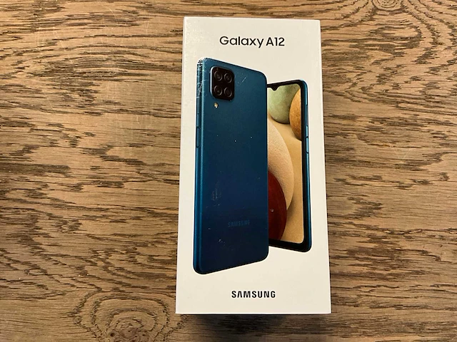 Samsung galaxy a12 64gb blauw - afbeelding 2 van  3