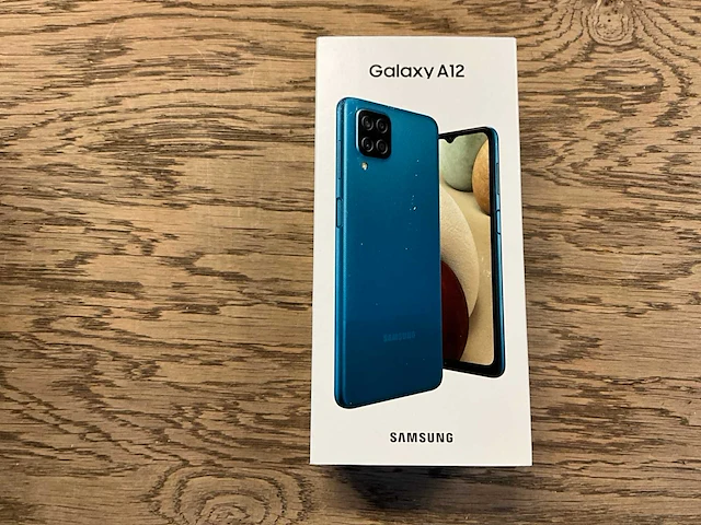 Samsung galaxy a12 64gb blauw - afbeelding 2 van  3