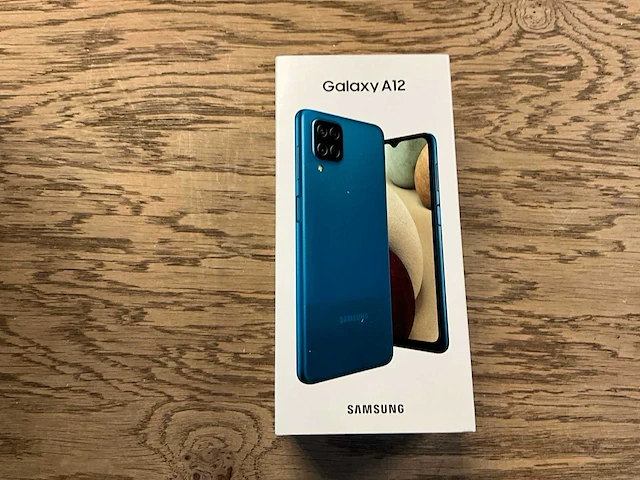 Samsung galaxy a12 64gb blauw - afbeelding 2 van  3
