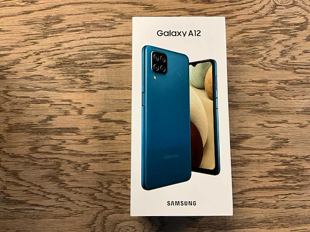 Samsung galaxy a12 64gb blauw - afbeelding 2 van  3