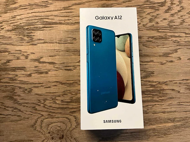 Samsung galaxy a12 64gb blauw - afbeelding 2 van  3