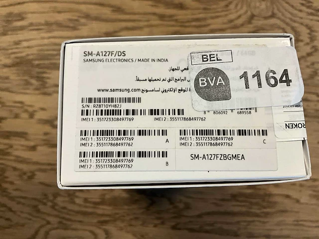 Samsung galaxy a12 64gb blauw - afbeelding 3 van  3