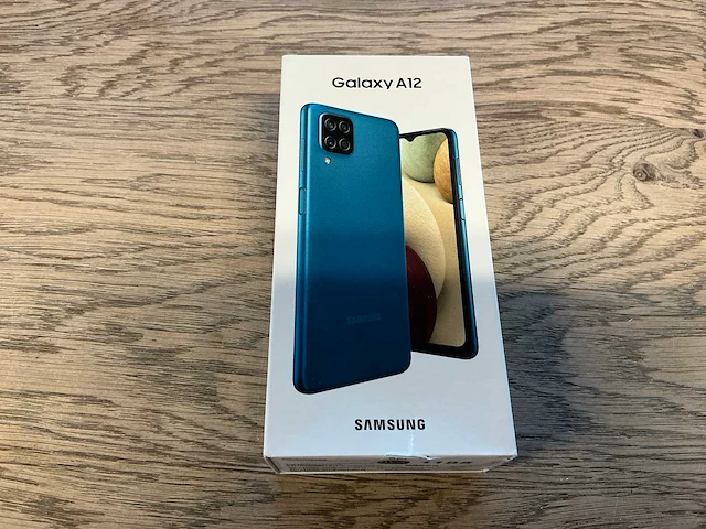 Samsung galaxy a12 64gb blauw - afbeelding 2 van  3