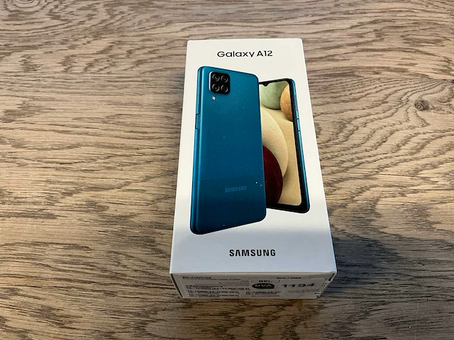Samsung galaxy a12 64gb blauw - afbeelding 2 van  3