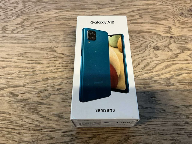 Samsung galaxy a12 64gb blauw - afbeelding 2 van  3