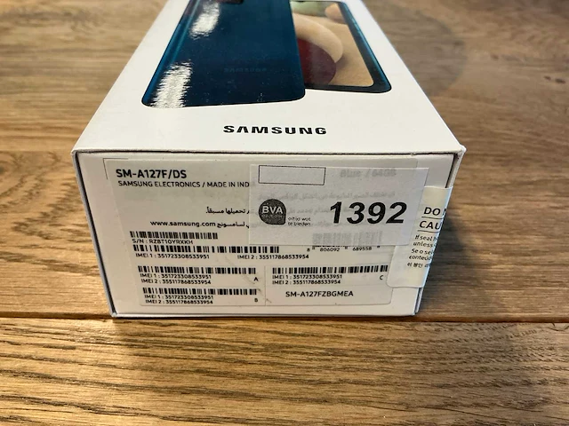 Samsung galaxy a12 64gb blauw - afbeelding 3 van  3