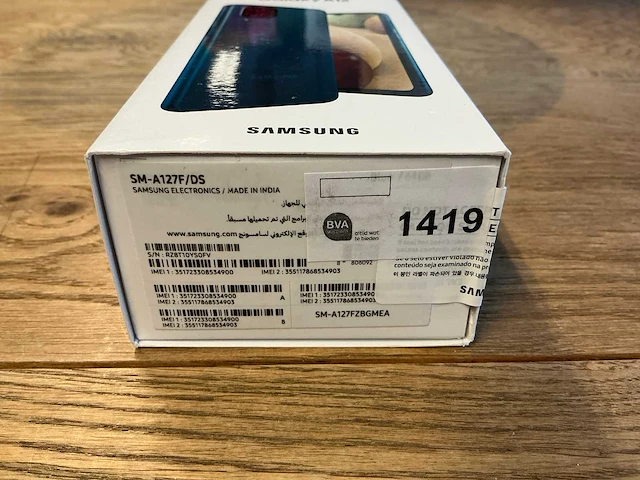 Samsung galaxy a12 64gb blauw - afbeelding 3 van  3