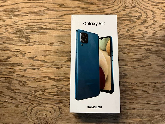 Samsung galaxy a12 64gb blauw - afbeelding 2 van  3