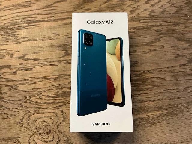Samsung galaxy a12 64gb blauw - afbeelding 2 van  3