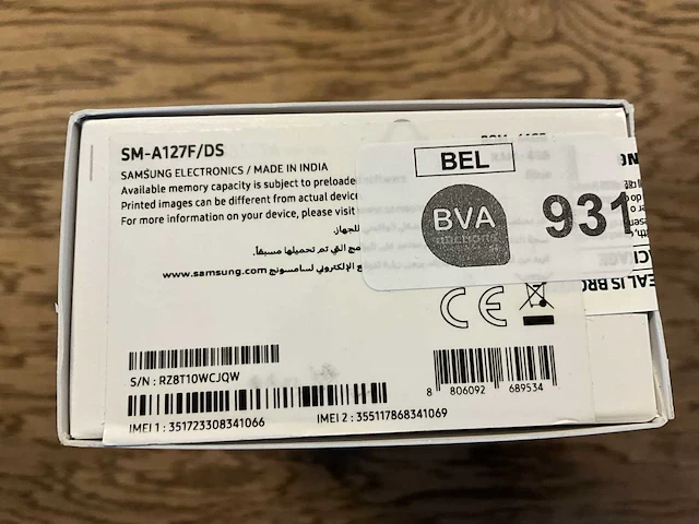 Samsung galaxy a12 64gb blauw - afbeelding 3 van  3