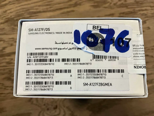 Samsung galaxy a12 64gb blauw - afbeelding 9 van  9