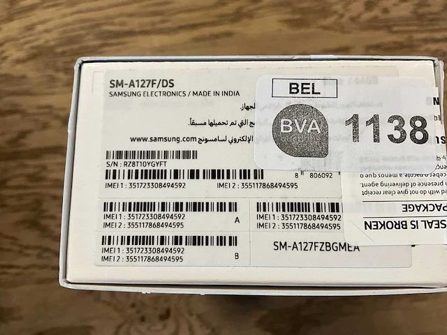 Samsung galaxy a12 64gb blauw - afbeelding 9 van  9