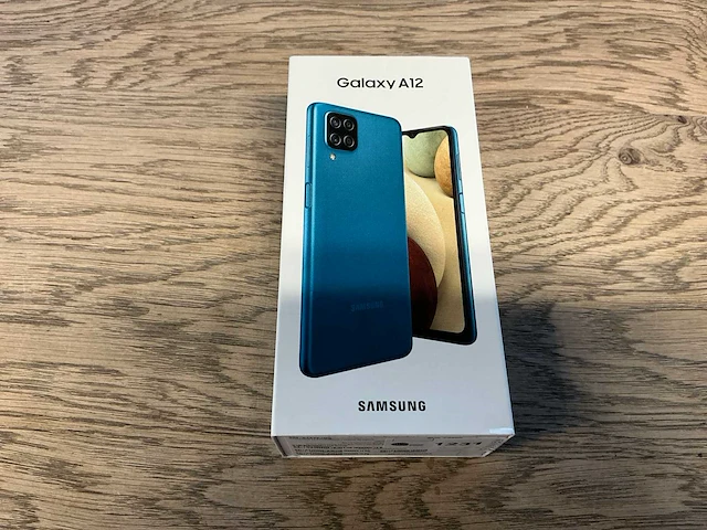 Samsung galaxy a12 64gb blauw - afbeelding 8 van  9
